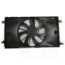 TYC 624360 Dual Radiator and Condenser Fan Assembly