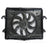 TYC 624370 Dual Radiator and Condenser Fan Assembly