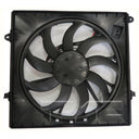 TYC 624400 Dual Radiator and Condenser Fan Assembly