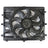 TYC 624430 Dual Radiator and Condenser Fan Assembly