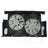 TYC 624490 Dual Radiator and Condenser Fan Assembly