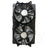 TYC 624580 Dual Radiator and Condenser Fan Assembly