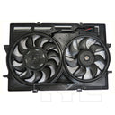 TYC 624630 Dual Radiator and Condenser Fan Assembly