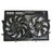 TYC 624630 Dual Radiator and Condenser Fan Assembly