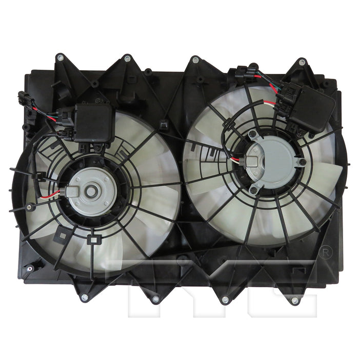 TYC 624670 Dual Radiator and Condenser Fan Assembly