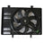 TYC 624690 Dual Radiator and Condenser Fan Assembly