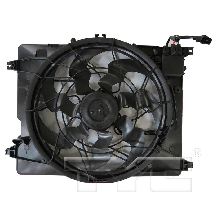 TYC 624700 Dual Radiator and Condenser Fan Assembly