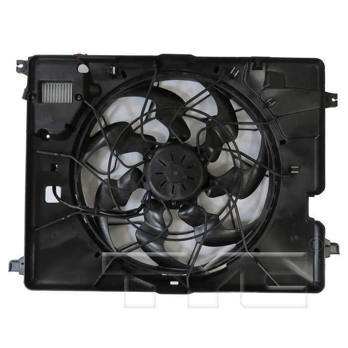 TYC 624700 Dual Radiator and Condenser Fan Assembly