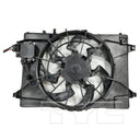 TYC 624770 Dual Radiator and Condenser Fan Assembly