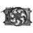 TYC 624770 Dual Radiator and Condenser Fan Assembly