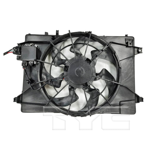 TYC 624770 Dual Radiator and Condenser Fan Assembly