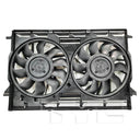 TYC 624820 Dual Radiator and Condenser Fan Assembly