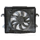TYC 624830 Dual Radiator and Condenser Fan Assembly