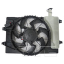 TYC 624910 Dual Radiator and Condenser Fan Assembly