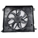 TYC 624980 Dual Radiator and Condenser Fan Assembly