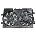 TYC 625020 Dual Radiator and Condenser Fan Assembly