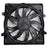 TYC 625050 Dual Radiator and Condenser Fan Assembly