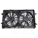 TYC 625090 Dual Radiator and Condenser Fan Assembly