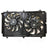 TYC 625120 Dual Radiator and Condenser Fan Assembly