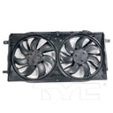 TYC 625130 Dual Radiator and Condenser Fan Assembly