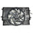 TYC 625140 Dual Radiator and Condenser Fan Assembly