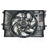 TYC 625150 Dual Radiator and Condenser Fan Assembly
