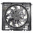 TYC 625160 Dual Radiator and Condenser Fan Assembly