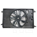 TYC 625180 Dual Radiator and Condenser Fan Assembly