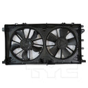 TYC 625190 Dual Radiator and Condenser Fan Assembly