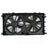 TYC 625190 Dual Radiator and Condenser Fan Assembly