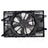 TYC 625260 Dual Radiator and Condenser Fan Assembly