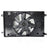 TYC 625300 Dual Radiator and Condenser Fan Assembly