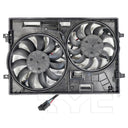 TYC 625320 Dual Radiator and Condenser Fan Assembly