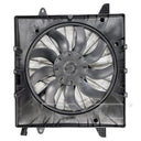 TYC 625340 Dual Radiator and Condenser Fan Assembly