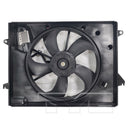 TYC 625360 Dual Radiator and Condenser Fan Assembly