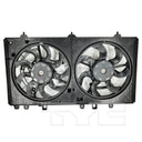 TYC 625390 Dual Radiator and Condenser Fan Assembly