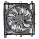 TYC 625410 Dual Radiator and Condenser Fan Assembly