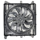 TYC 625430 Dual Radiator and Condenser Fan Assembly