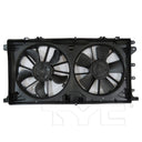 TYC 625490 Dual Radiator and Condenser Fan Assembly