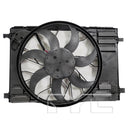 TYC 625510 Dual Radiator and Condenser Fan Assembly