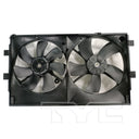 TYC 625560 Dual Radiator and Condenser Fan Assembly