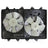 TYC 626010 Dual Radiator and Condenser Fan Assembly