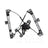 TYC 660446 Power Window Motor and Regulator Assembly - Front Left