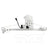 TYC 660696 Window Motor and Regulator Assembly - Rear Left