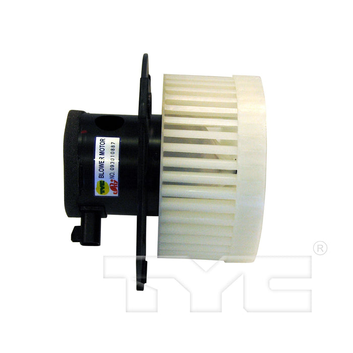TYC 700073 HVAC Blower Motor - Front