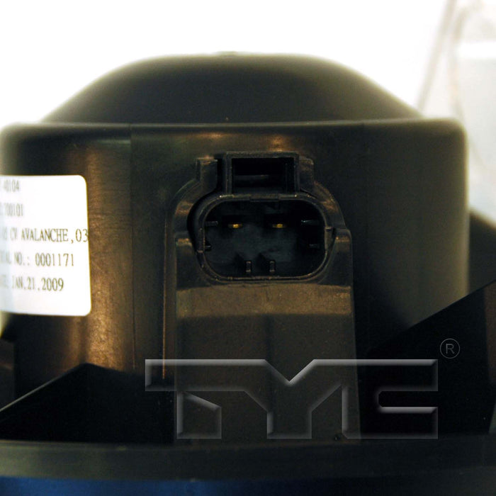 TYC 700101 HVAC Blower Motor - Front