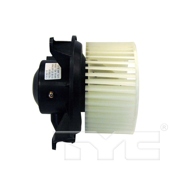 TYC 700123 HVAC Blower Motor - Front