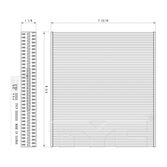 TYC 800179C Cabin Air Filter