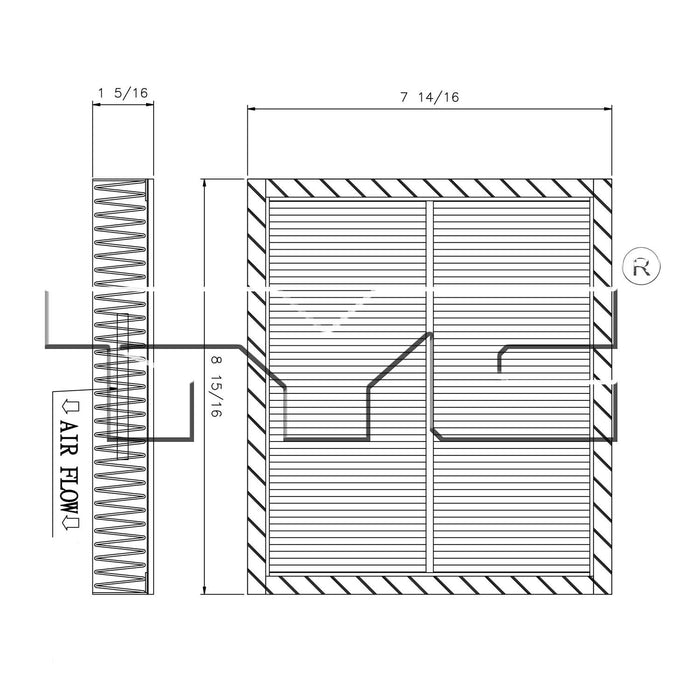 TYC 800188C Cabin Air Filter