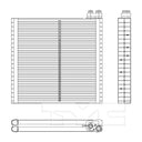 TYC 97212 A/C Evaporator Core